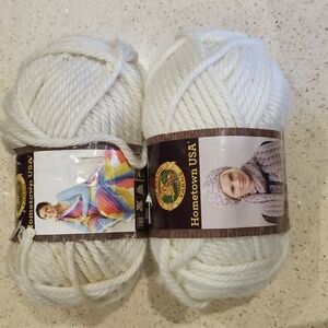 Houston cream 2 NWTS skeins of yarn